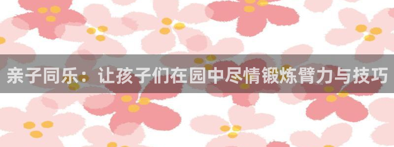 探球体育直播：亲子同乐：让孩子们在园中尽情锻炼臂力与技巧